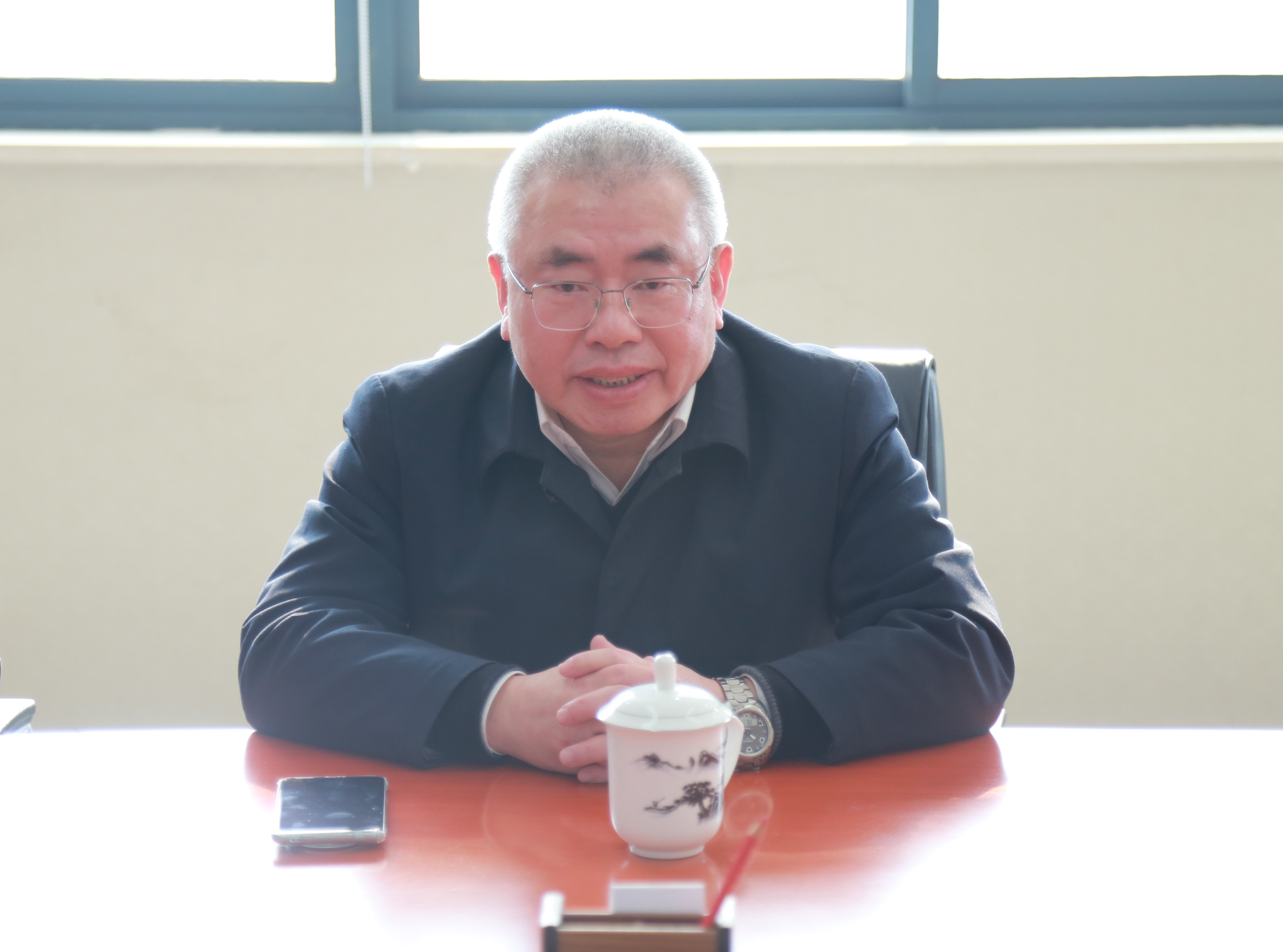 集團公司黨委書記、董事長、總經(jīng)理楊安國作工作指導(dǎo).JPG